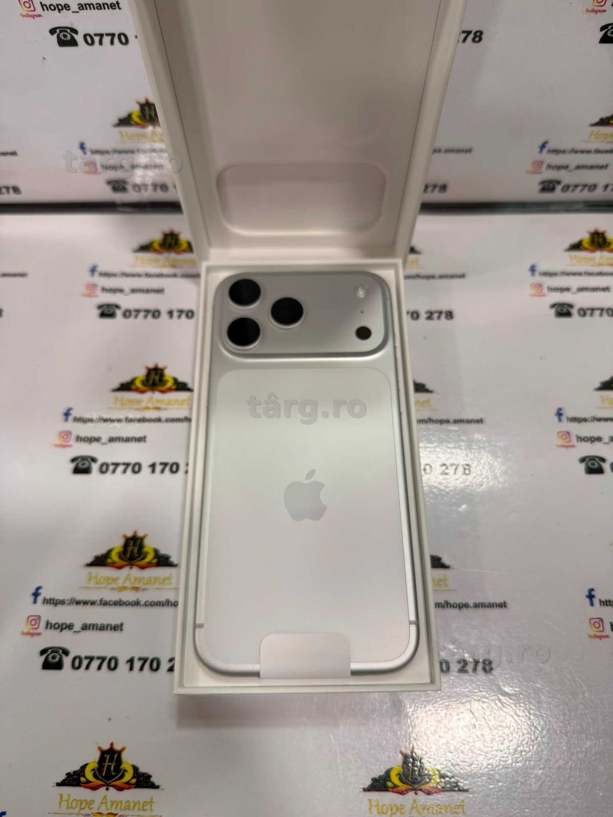 Hope Amanet P13 / iPhone 17 Pro Max / 512 GB / Silver / NOU 3