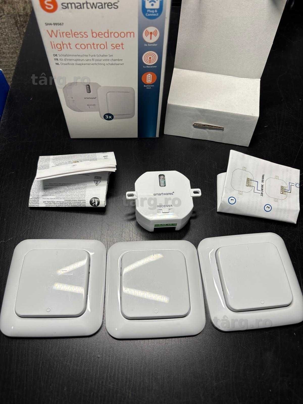 Smartwares Home Automation SH4-99567 Set priză wireless Plug & Connect pentru dormitor