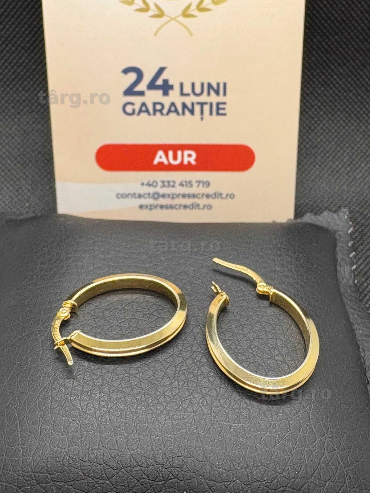 Cercei aur 14k 1.81g (B.25743 AG31 Barboi) Garantie 2 ani! 2