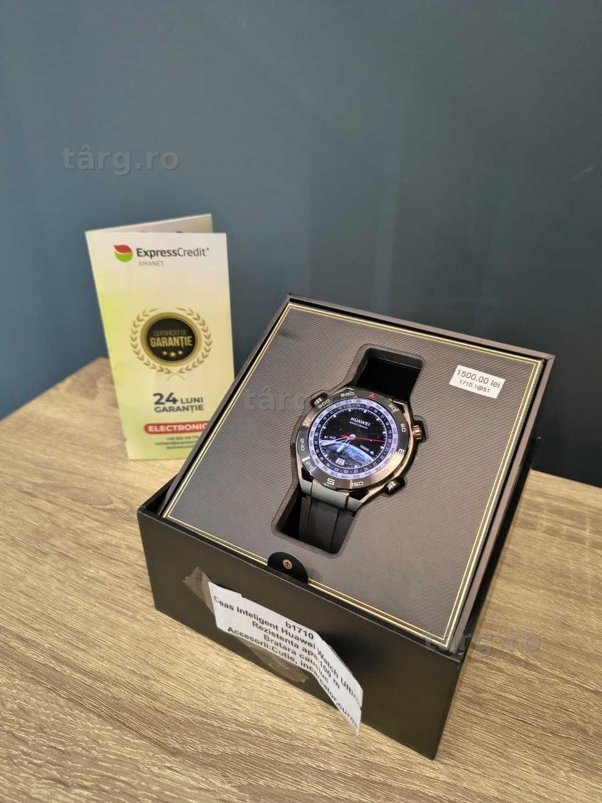 (AG51) Smartwatch Huawei Watch Ultimate b1710 - Garantie 2 ani!