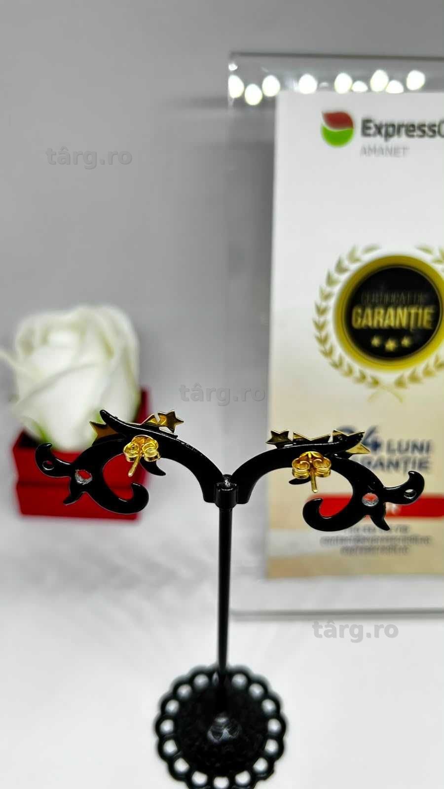 Cercei Aur 14K 1.69g (AG1 Alexandru B54034.4) - Garantie 2 ani! 3