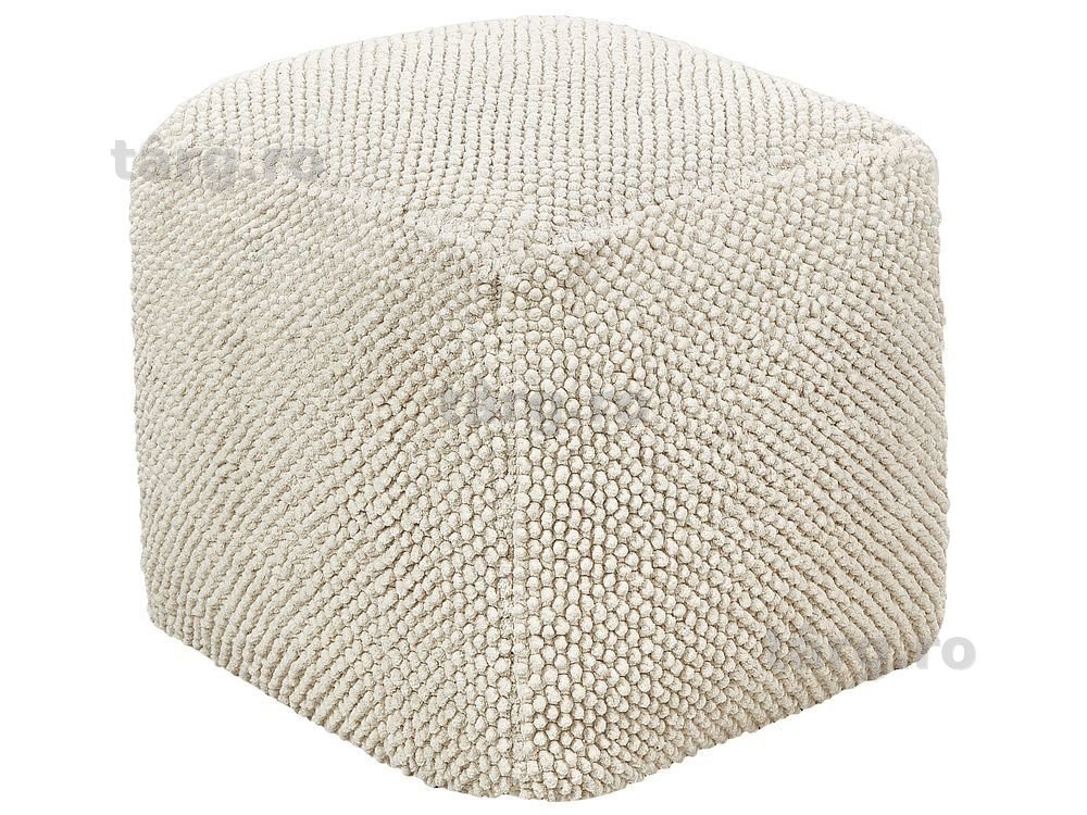 Puf/Taburet din bumbac Beliani 45x45cm
