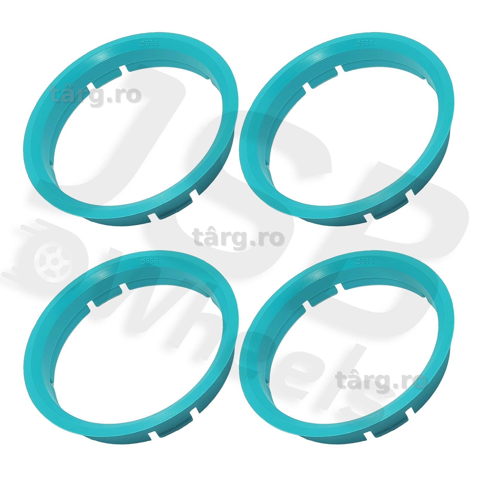 Set inele de centrare ghidaj jante noi 70-66.6 mm Mercedes