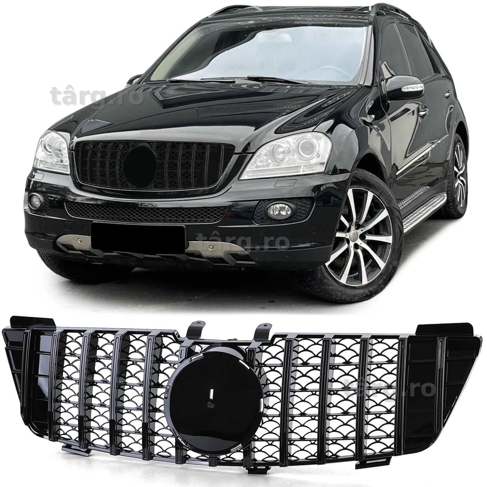 Grilă sport neagră lucioasă Mercedes ML W164 Pre-Facelift 2005-2008