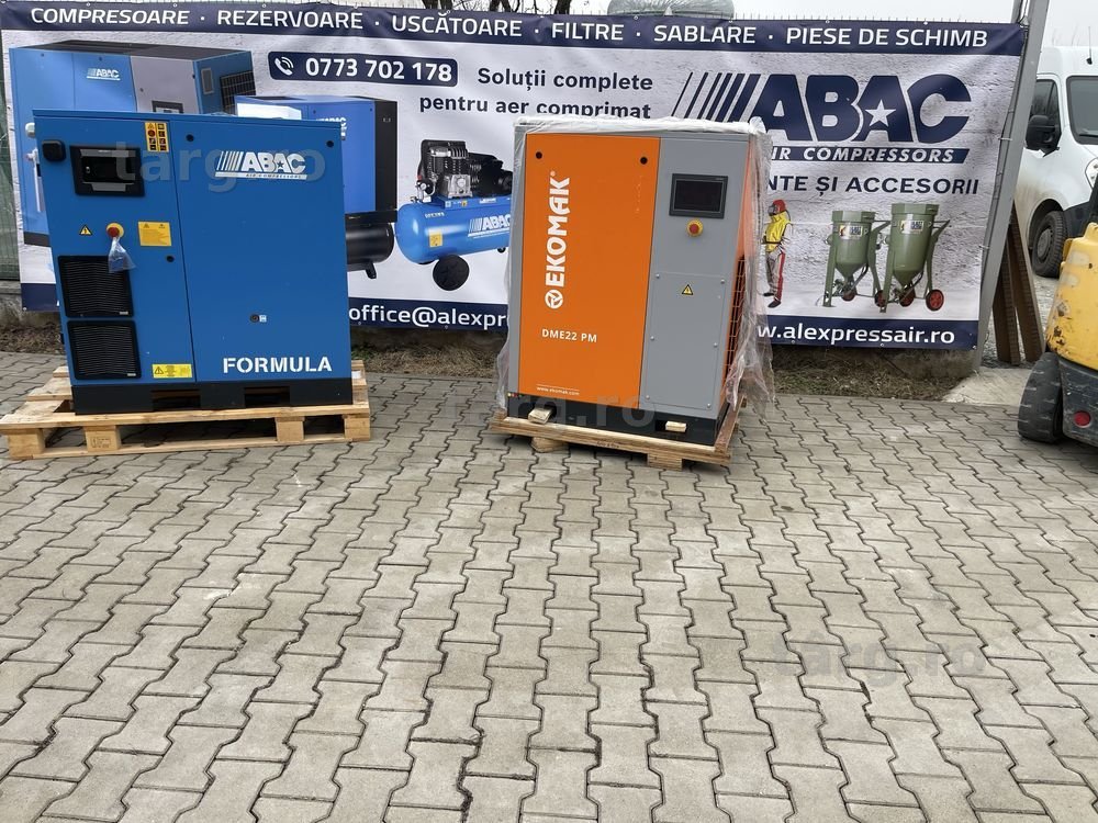 Compresor cu surub EKOMAK 30hp /22kw Inverter -Magneti permanenti