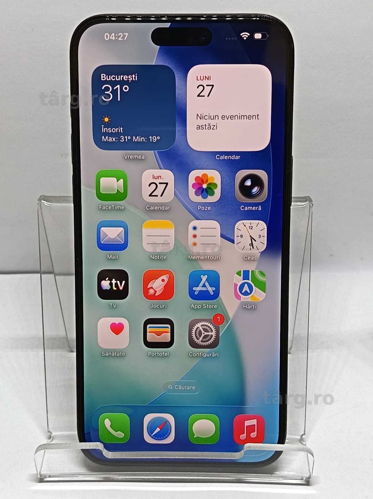 Iphone 15 PRO MAX 256Gb Sanatate baterie: 88% (Ag4 Dacia B.52508) Garantie 2 ani 2