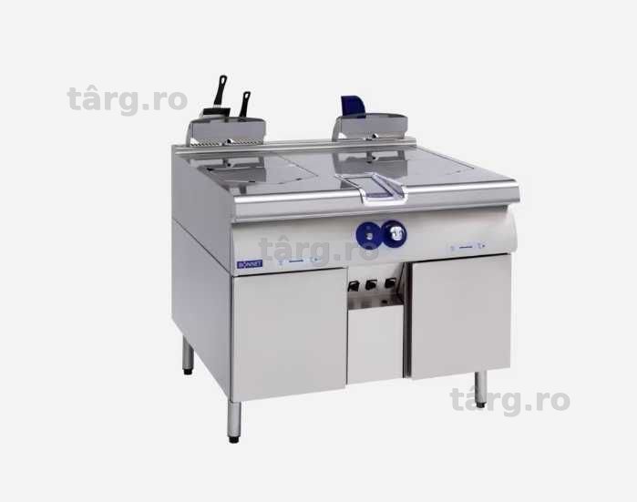 HOBART- Tigaie basculanta, Friteuza, Fry Top 2 x 18 litri (All in one)