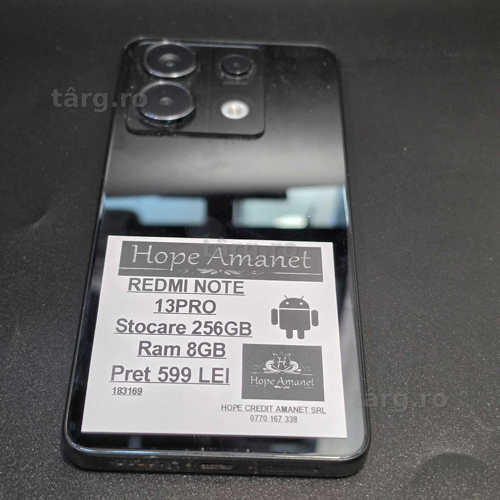 HOPE AMANET P8  Redmi Note 13 Pro 256 gb 8 gb ram
