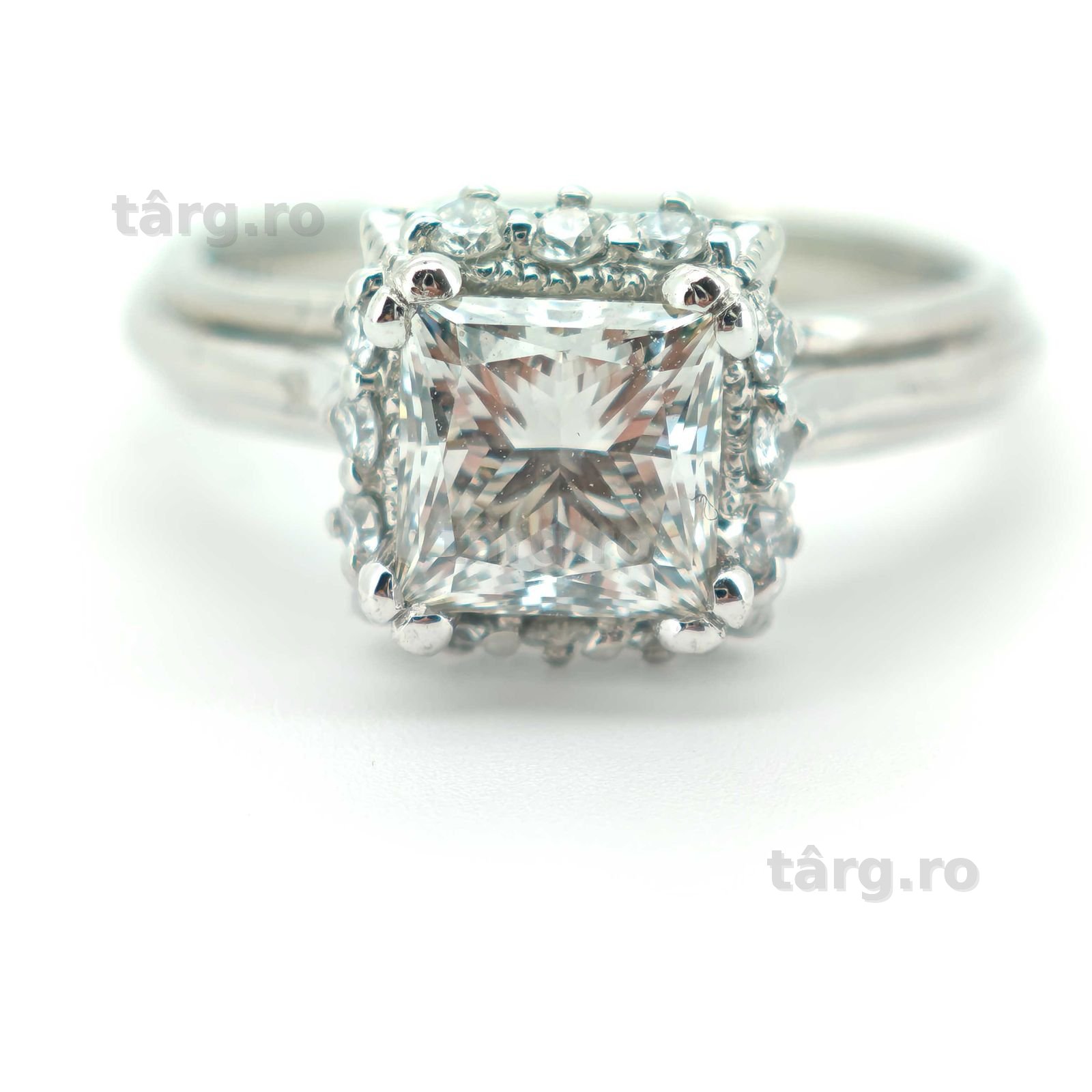 Inel Tacori platina diamante pret initial 20.000lei