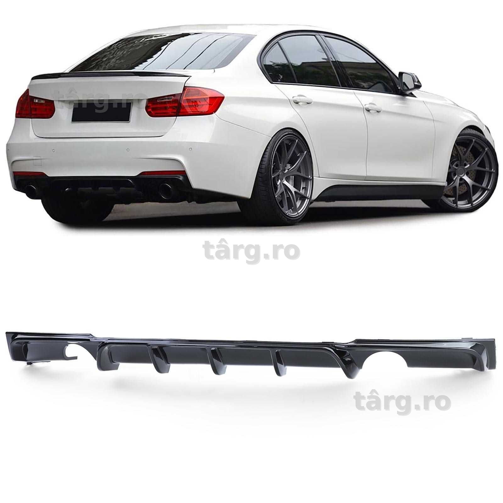 Difuzor Bara Spate Negru BMW F30 F31 335i 335d negru lucios