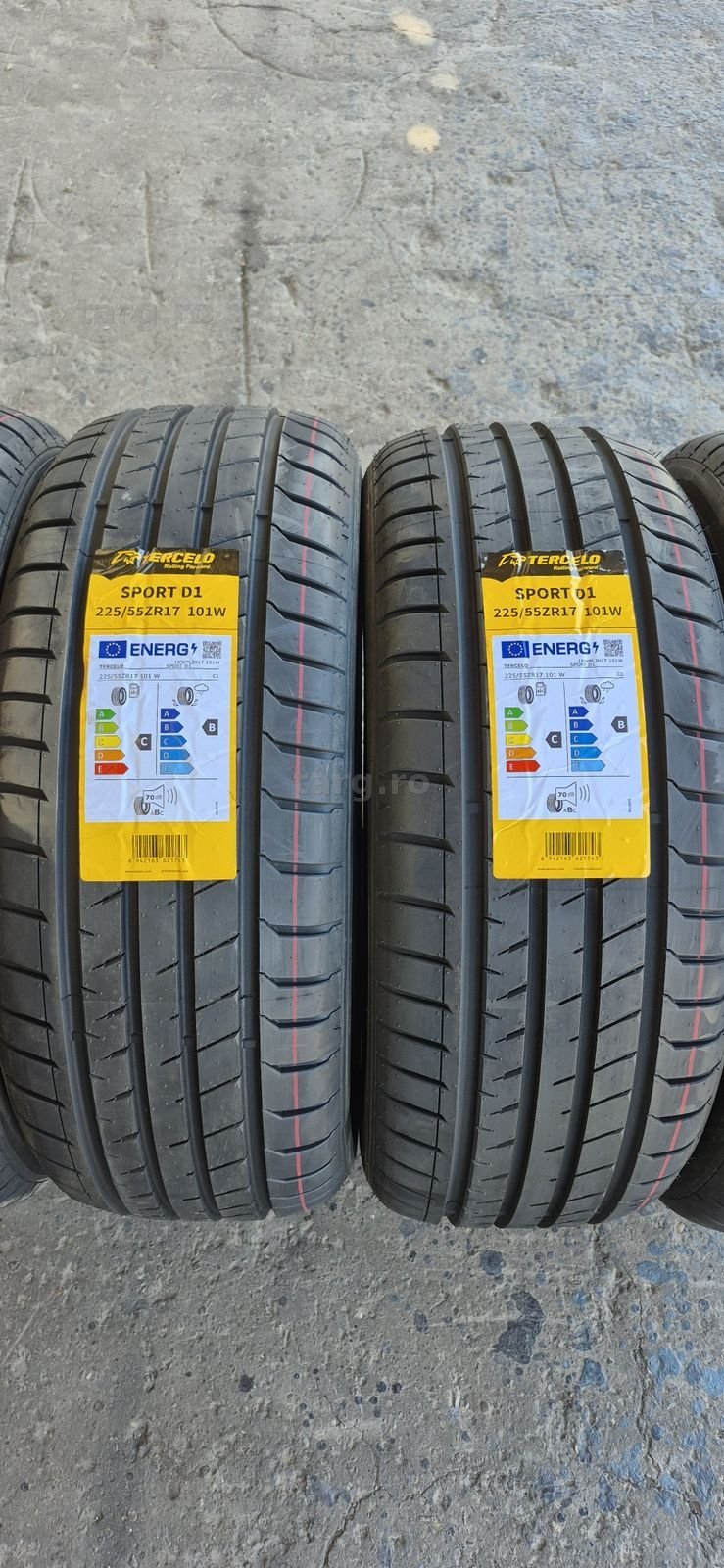 4 anvelope vara noi Tercelo 225/55/17,dot 2025.Pretul este pe bucata. 2