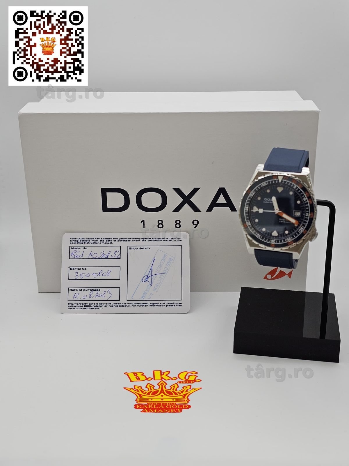 Ceas Doxa Sub 600T Amanet BKG
