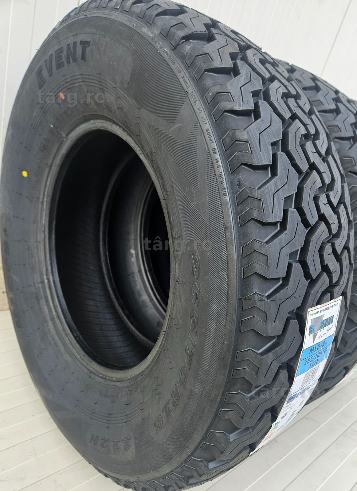 265/70 R16, 112H, EVENT ML698+, Anvelope All Terrain M+S 4