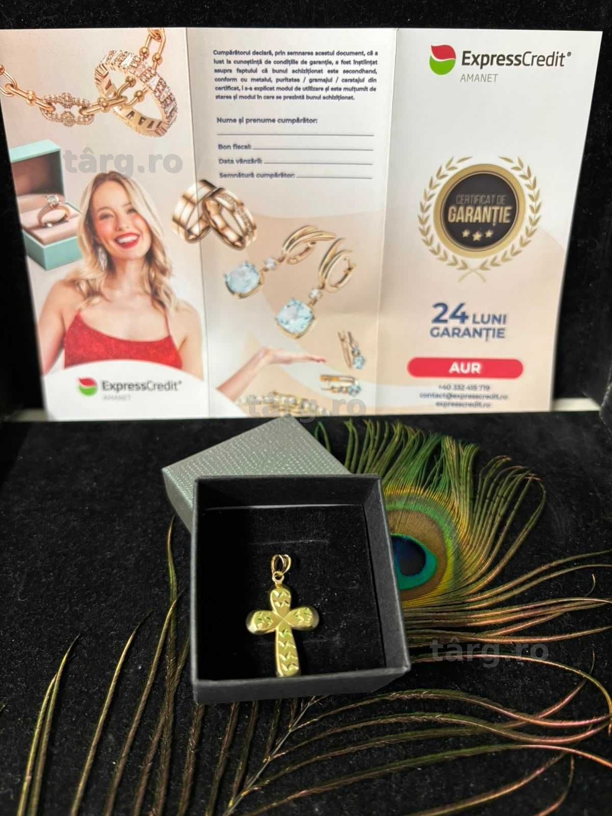Medalion aur 14k 1.14g (B.61567-Tatarasi) Garantie 2 ani-570 lei 5