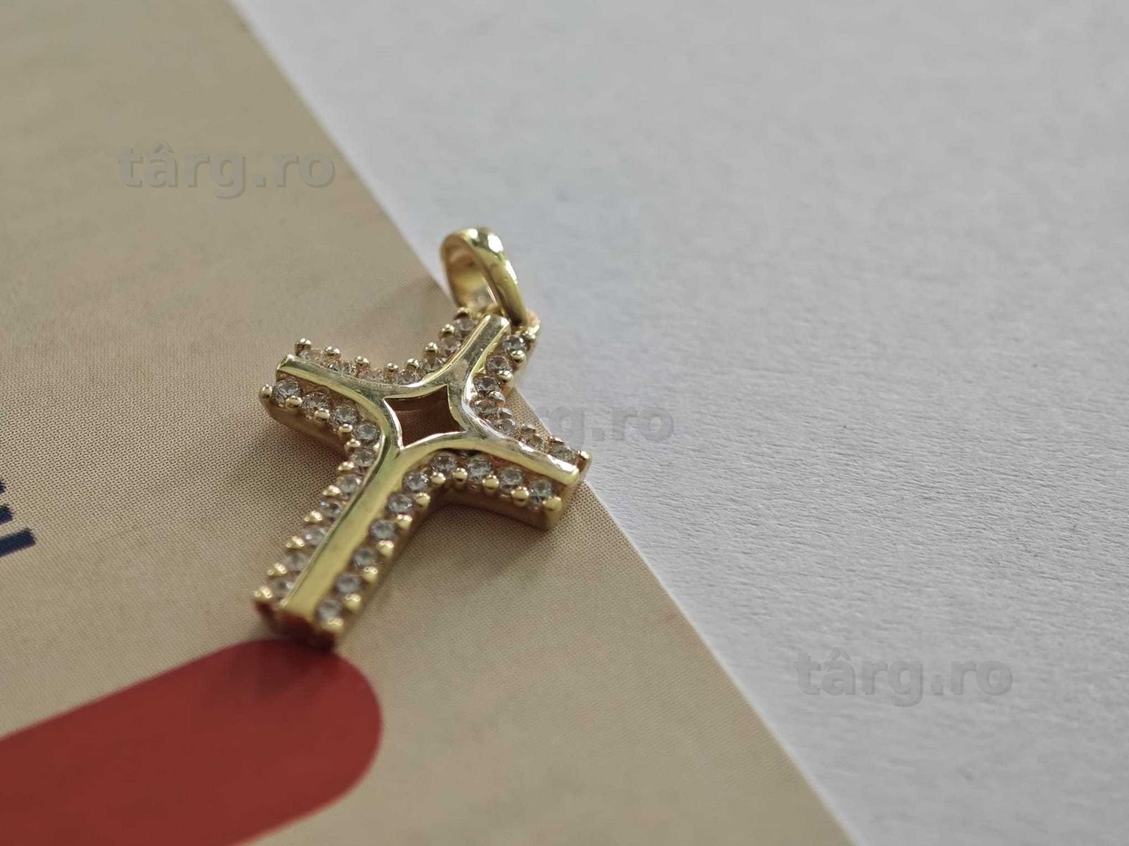 (AG42) Medalion aur 14K "Cruce" B.34007.3 - Garantie 2 ani 2