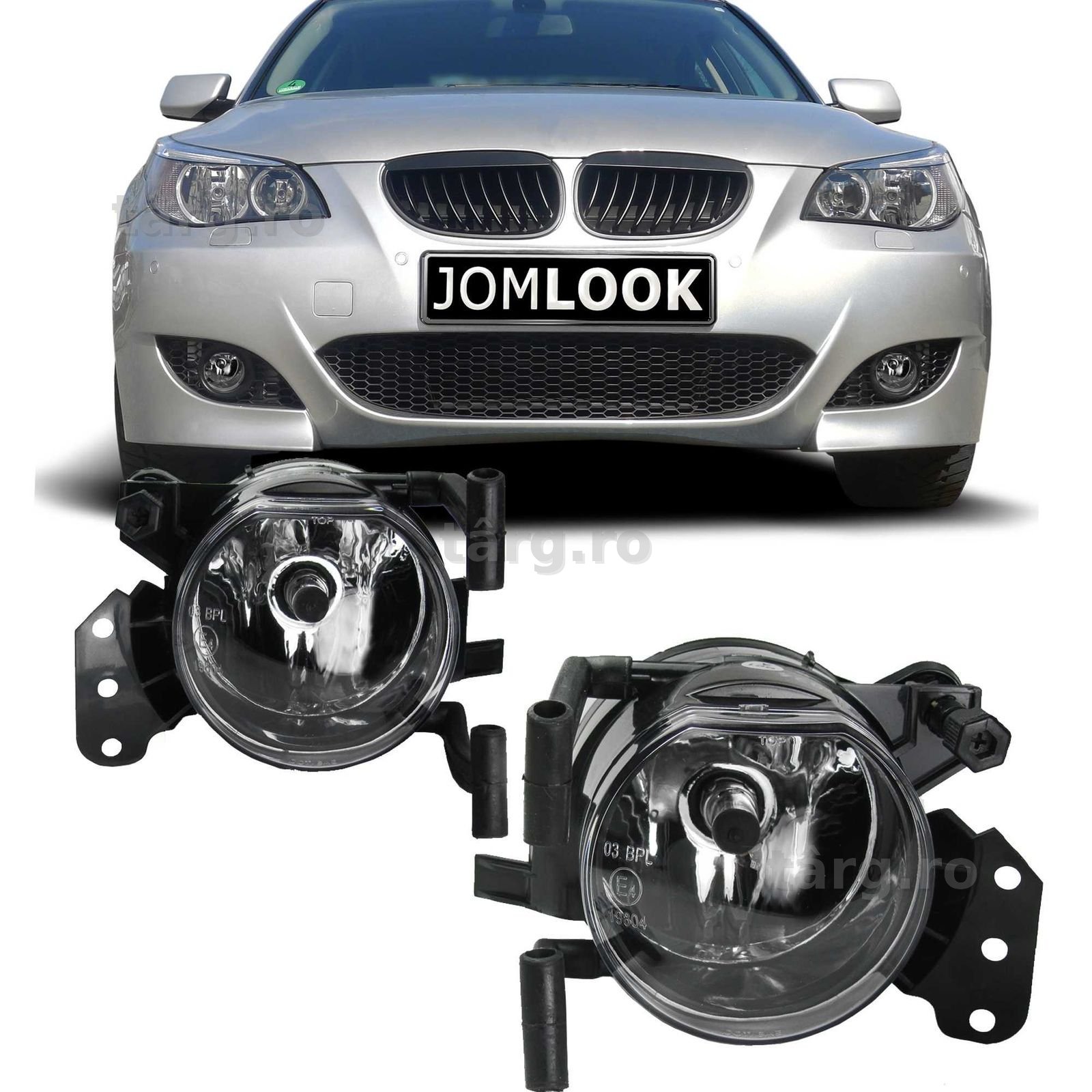 Proiectoare ceata clare BMW E60 E61 E90 E91 E92 E93 X3 E83 E63 E64
