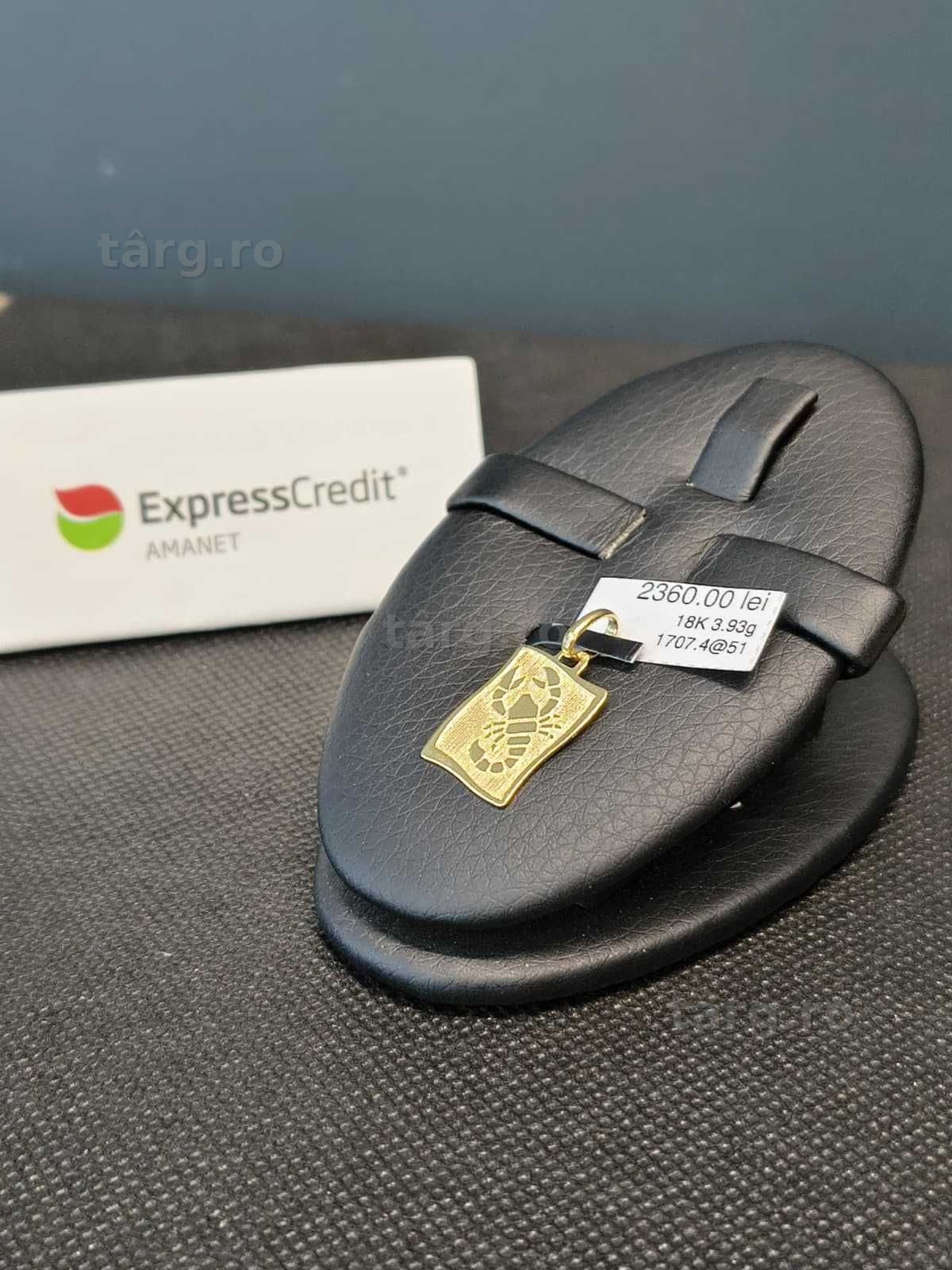 (AG51) Medalion aur 18K 3.93g b1707.4 - Garantie 2 ani!