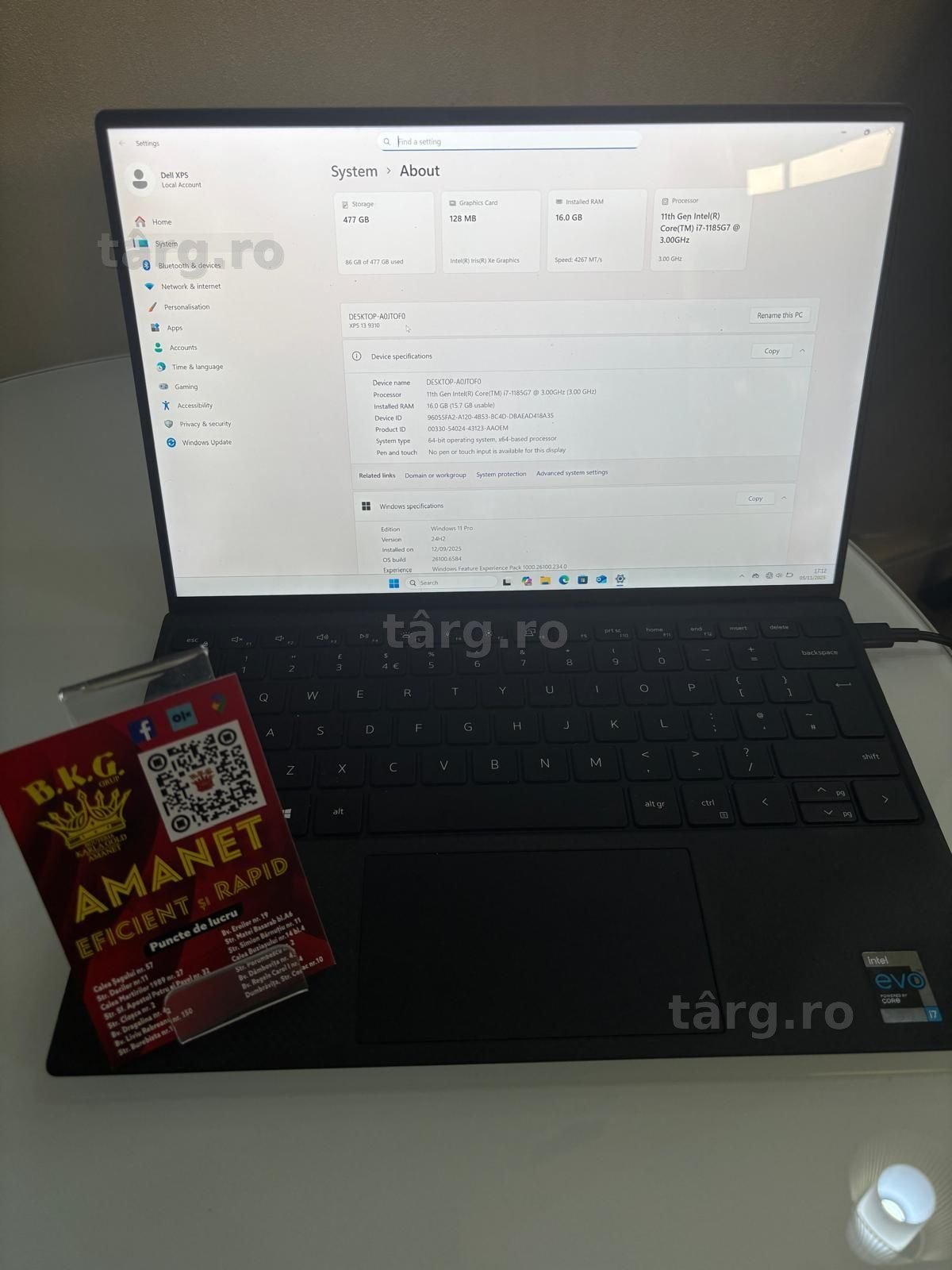 Dell XPS 9310 Amanet BKG