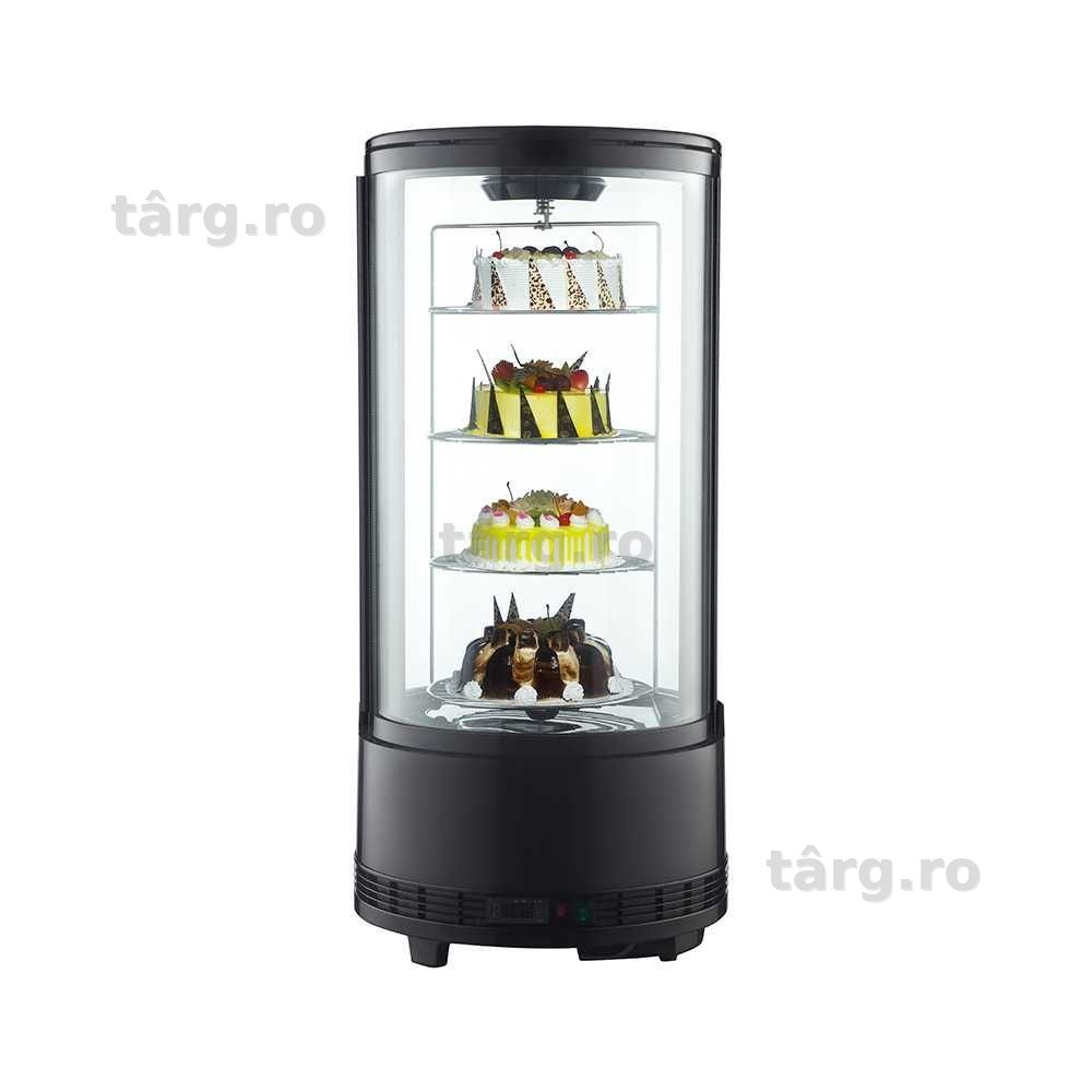 GREEN FROST- Vitrina rotativa cofetarie/torturi 504 × 504 × 1060 mm