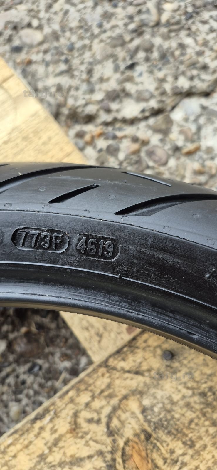 O anvelopa moto fata noua Metzeler 120/70 ZR19M/C,dot 2019. 7