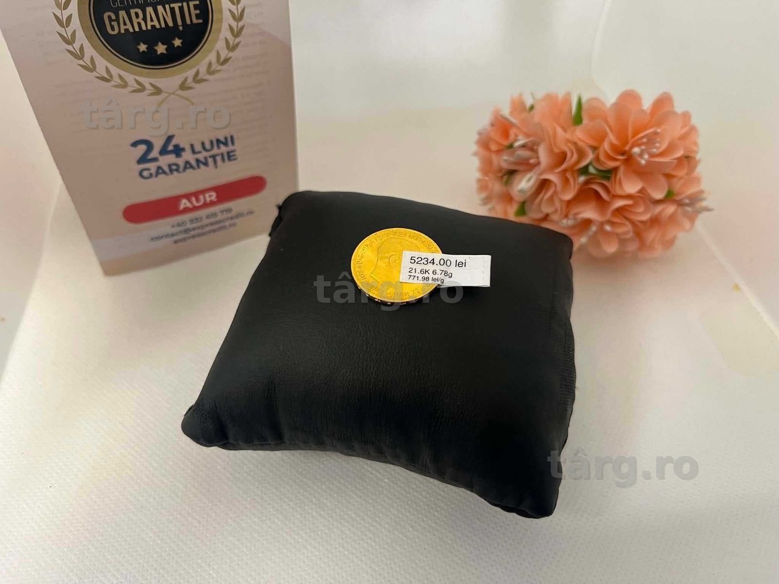 Moneda de schimb Aur 21.6k, 6.78g (AG16 Moldova b33062.3)-Garantie 2 ani!