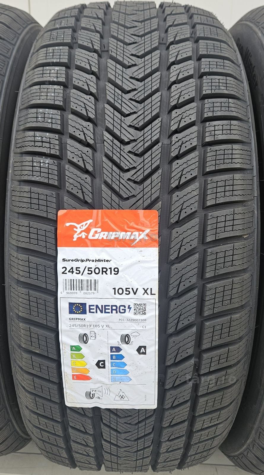 245/50 R19 105V XL GRIPMAX Anvelope iarna M+S Aderenta clasa A 3