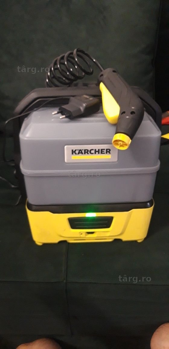 Karcher OC3 Plus Car, 5 bar, rezervor 7 l, 2 l/min debit, 15 minute autonomie, incarcator la priza