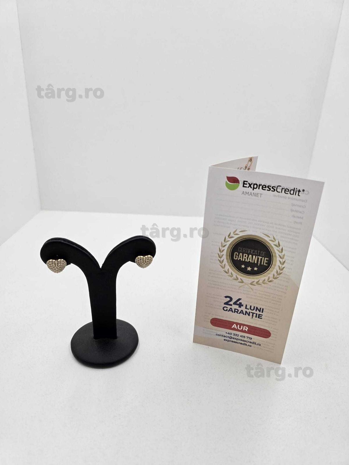 Cercei aur 14K 3.84gr (Ag25 Belvedere B.42117.2)-Garantie 2 Ani!