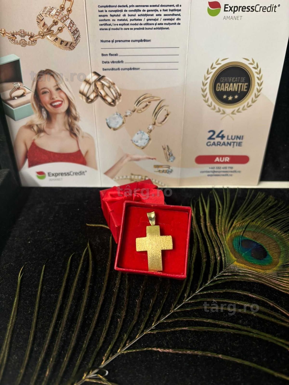 Medalion aur 14k 4.35g (B.60448-Tatarasi) Garantie 2 ani-2175 lei