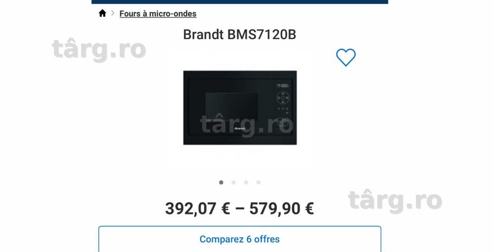 Cuptor cu microunde Brandt BMS7120B