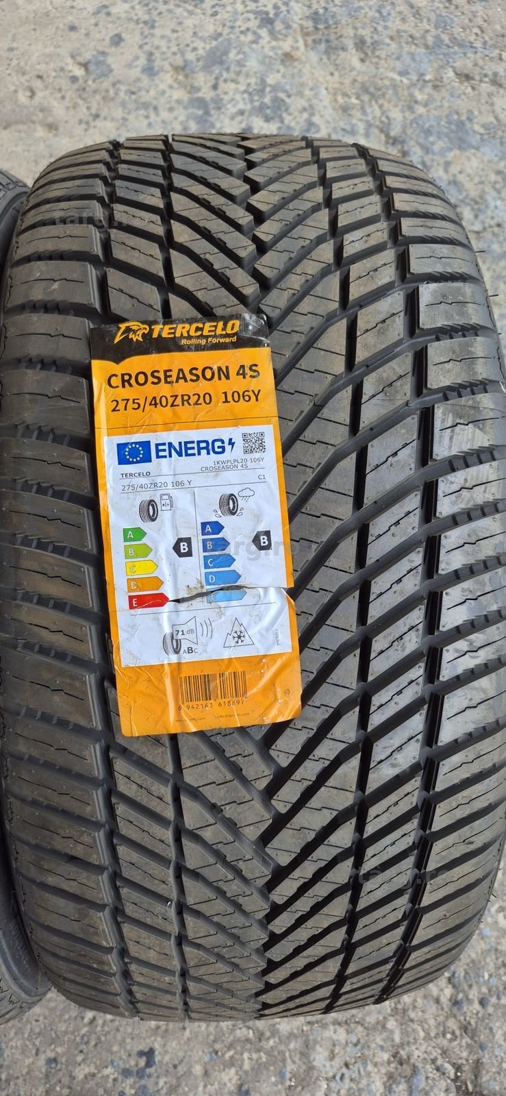 4 anvelope M+S noi Tercelo,fata 245/45/20,spate 275/40/20,dot 2026.Pretul este pe bucata. 3