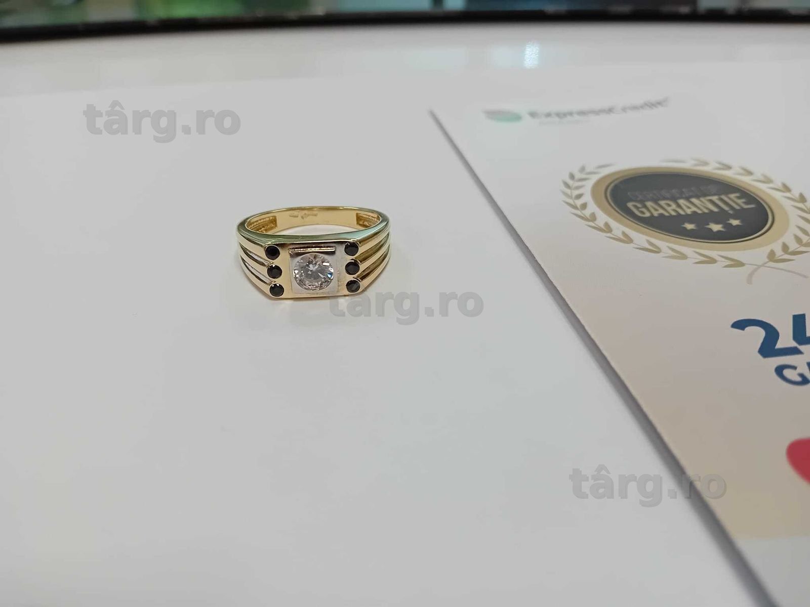 (Ag33) Inel Aur 14K/Garantie 2 ani