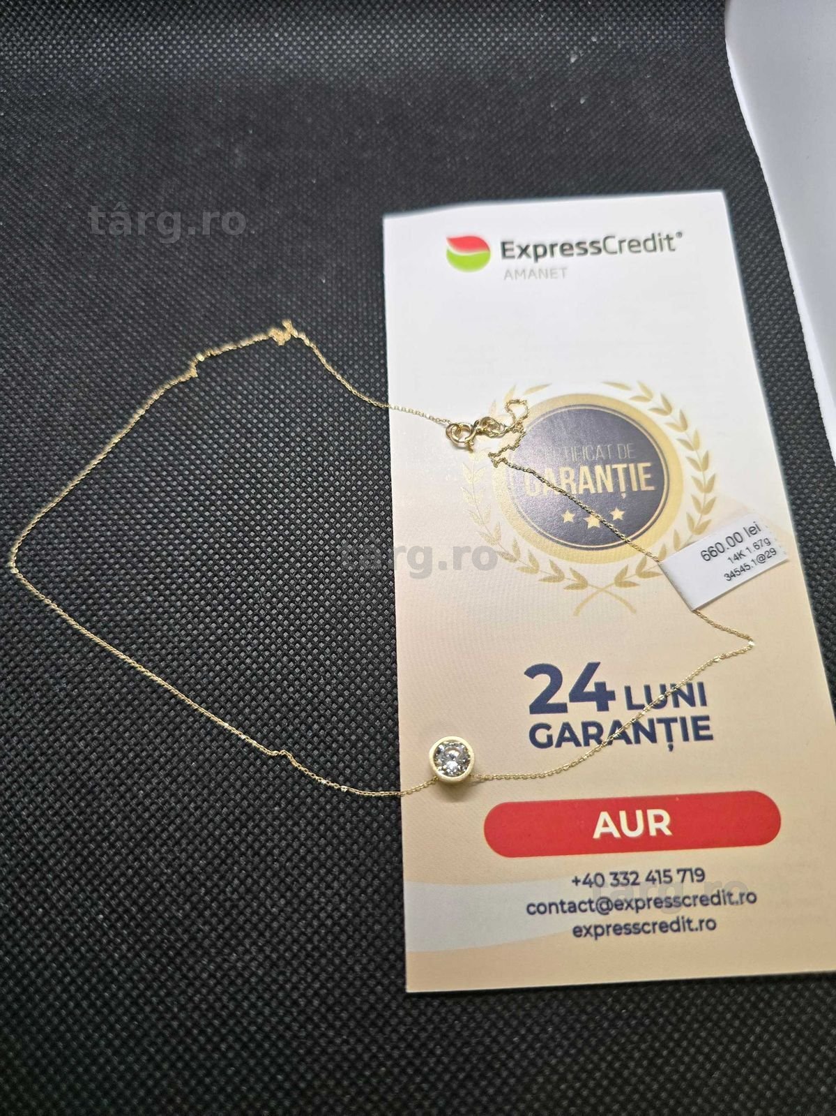 Lant de aur de 14k (Ag29 Siraj b.34545.1) Garantie 2 ani