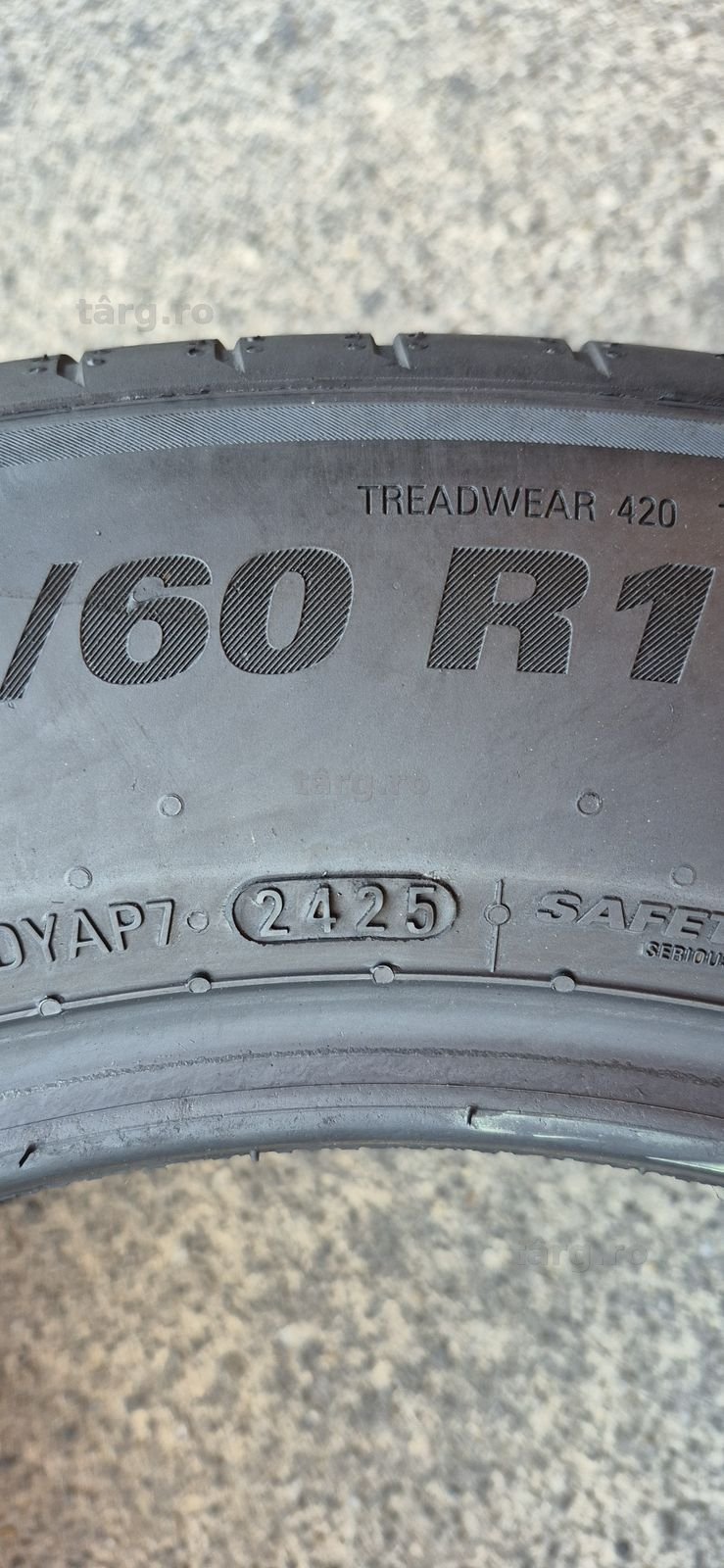 4 anvelope vara  noi Kumho 215/60/17,dot 2025.Pretul este pe bucata. 7