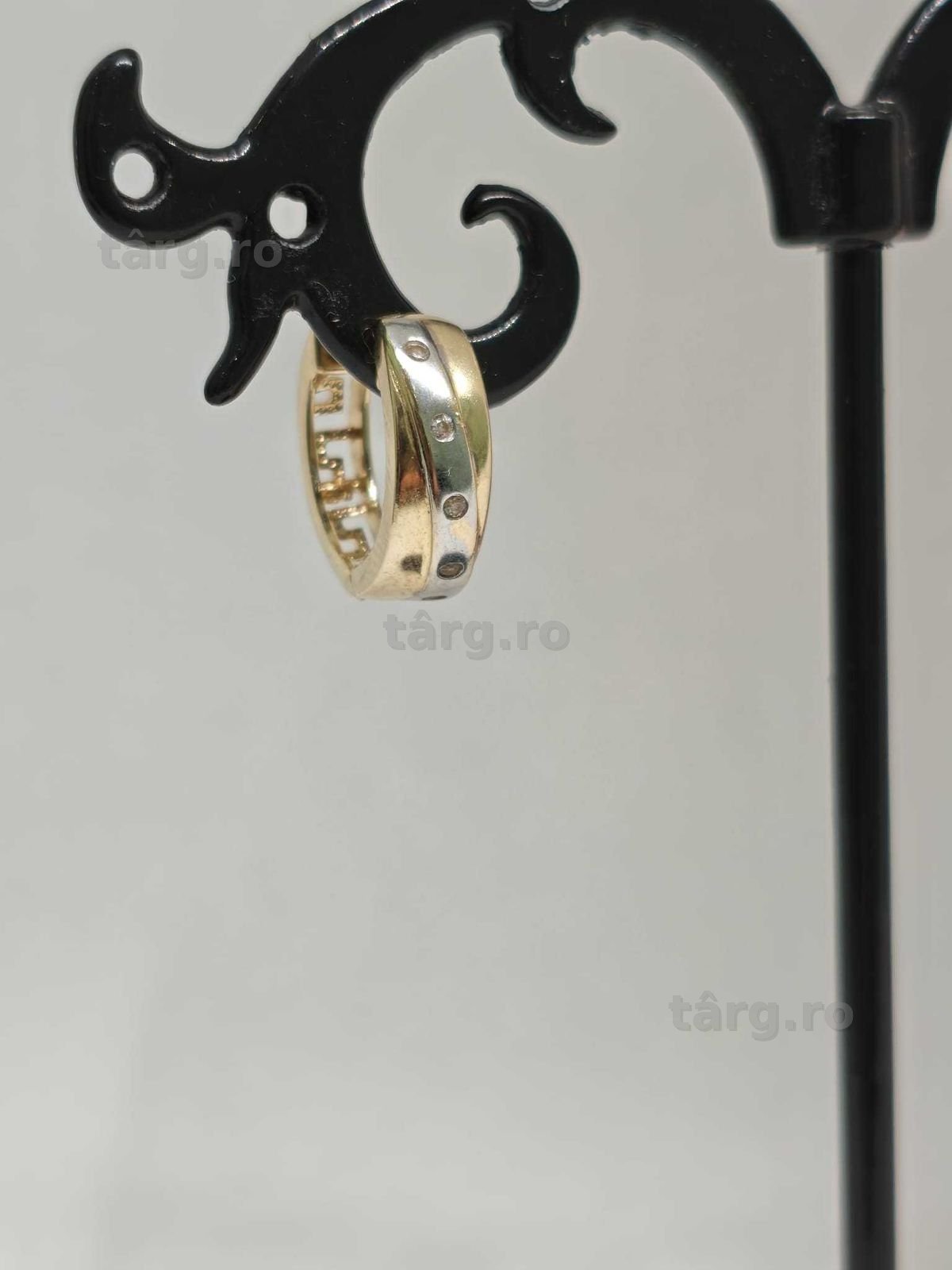 Cercei din aur de 14K  (Ag43 Falticeni B4008) - 24 luni garantie! 2