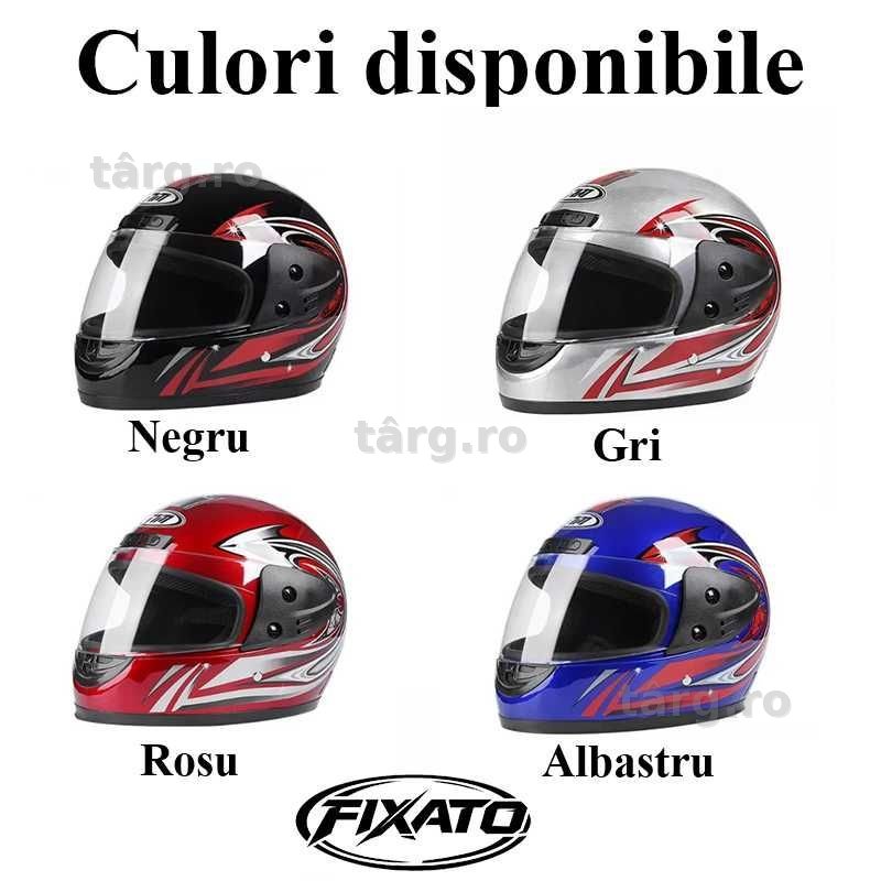 Casca Moto/Scuter/ATV, viziera detasabila, marime universala, Albastru 4