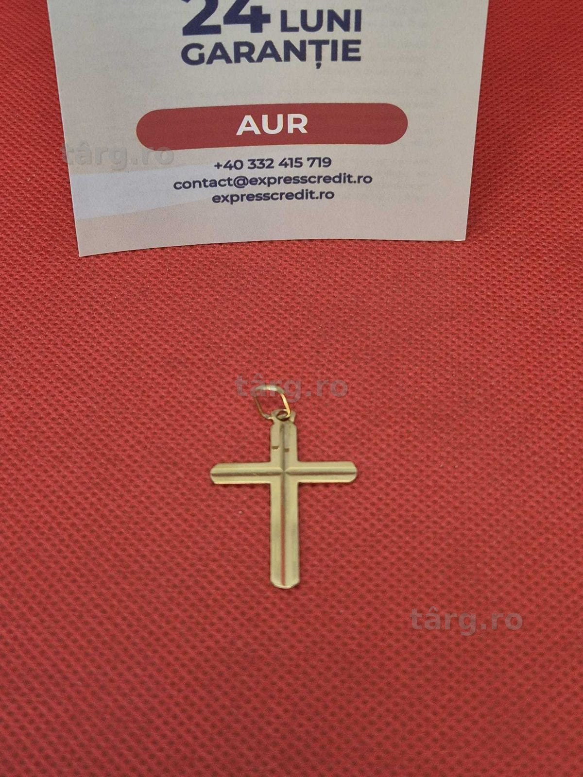 Pandantiv Cruce Aur 18K (AG32 B4090.1-ag46) 2 ANI GARANTIE!