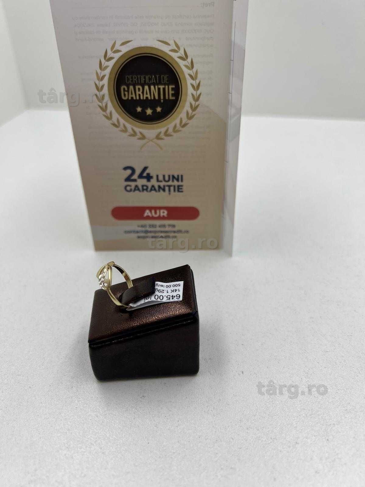Inel Aur 14K 1.29g (Ag25 Belvedere B.42475) Garantie 2 ani! 3