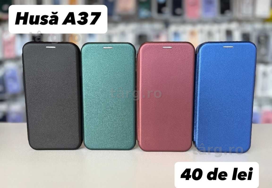 Husa tip carte, folie, cablu, incarcator Samsung A37