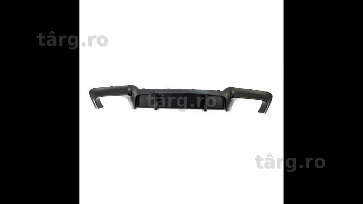 Difuzor BMW F10 pentru bara spate Mtech model V-type negru mat