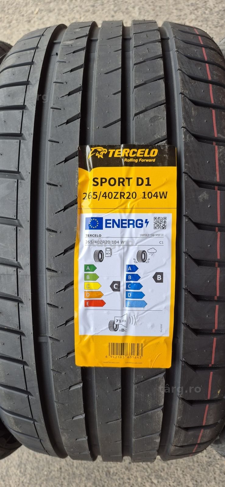 4 anvelope vara noi Tercelo 265/40/20,dot 2025.Pretul este pe bucata. 3