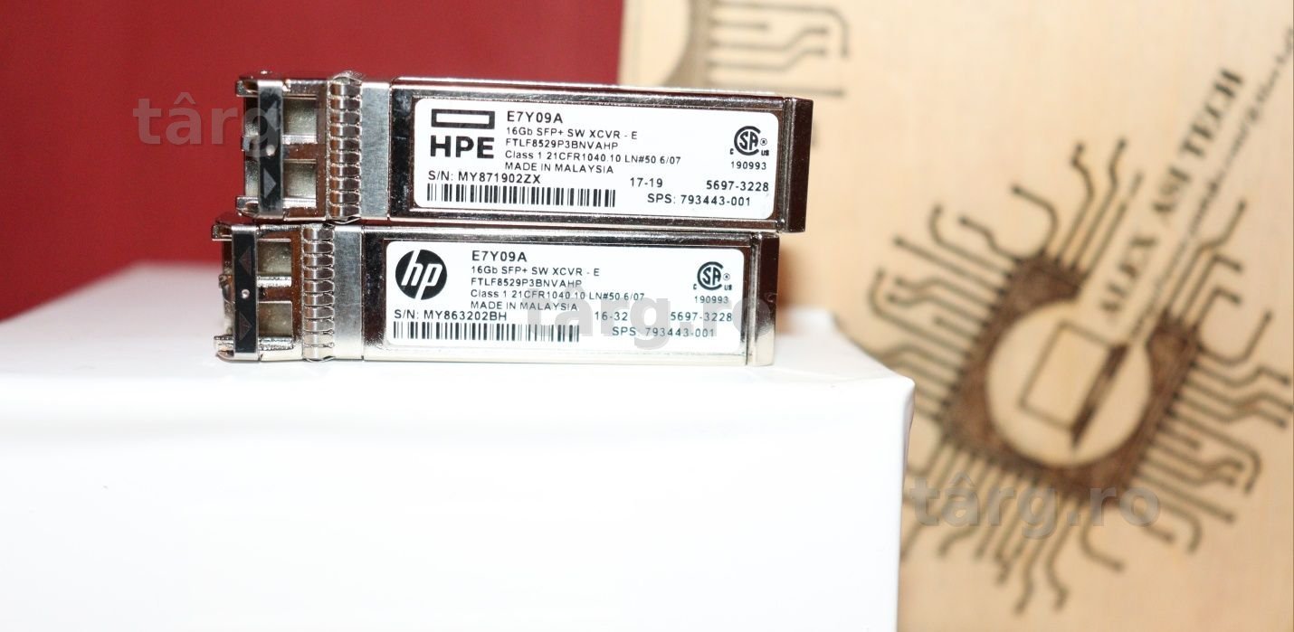 Transceiver SFP+ HPE E7Y09A FC 16Gb/s SR Ext 125m  MMF 850nm