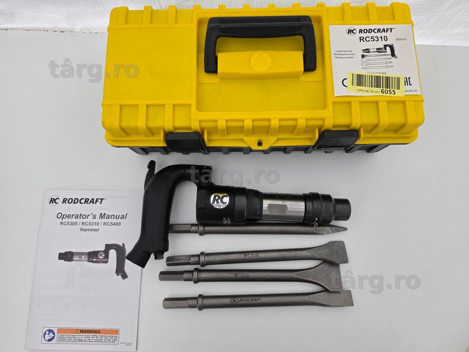 Rodcraft RC5310 Ciocan pneumatic + accesorii 3000 lovituri pe minut, cursa 50mm