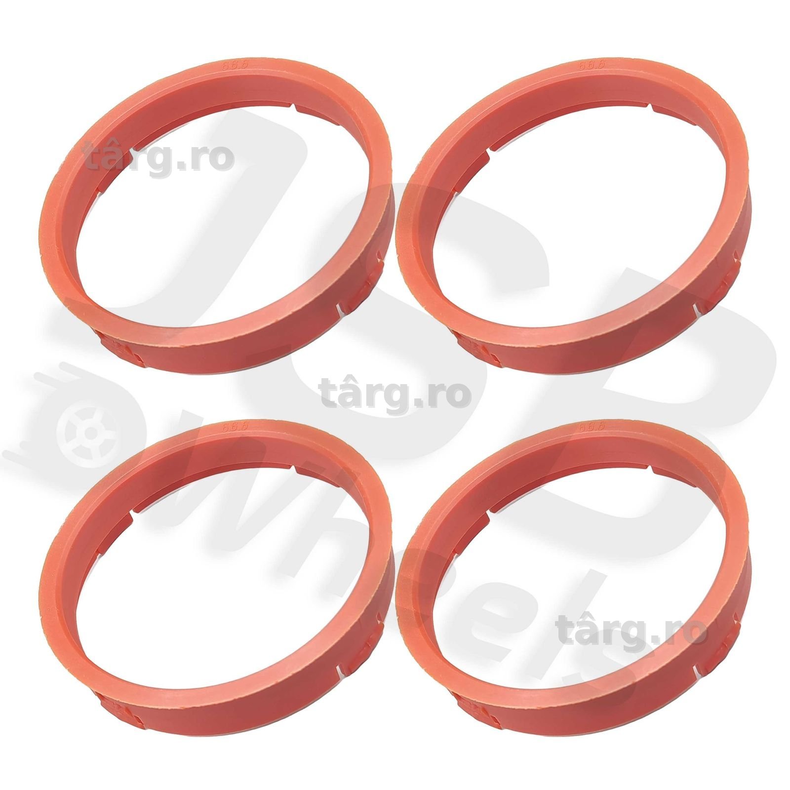 Set inele de centrare ghidaj jante noi 73.1-66.6 mm Mercedes