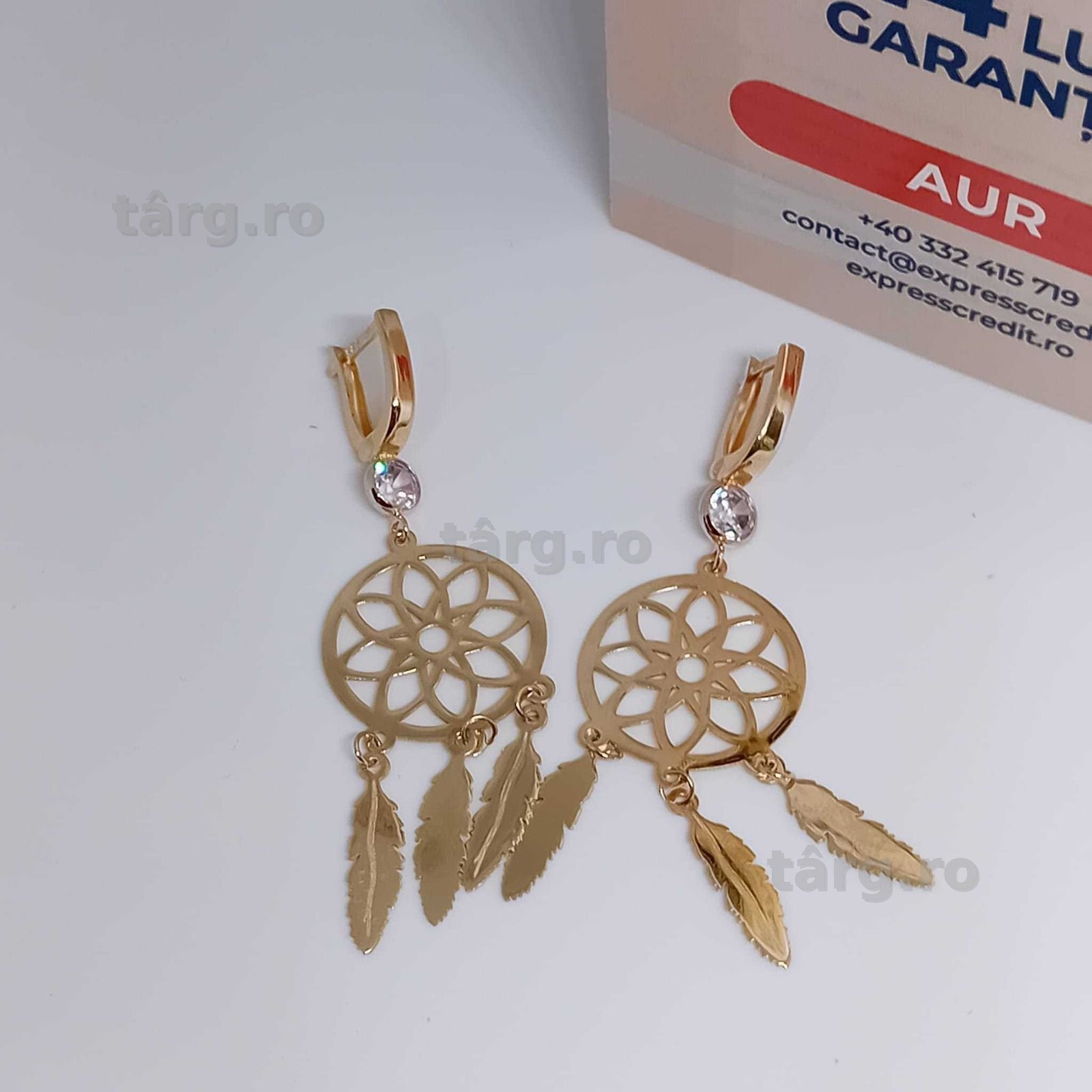 Cercei Aur 14K 5.01g (Ag4 Dacia B.52015.2) Garantie 2 ani 3