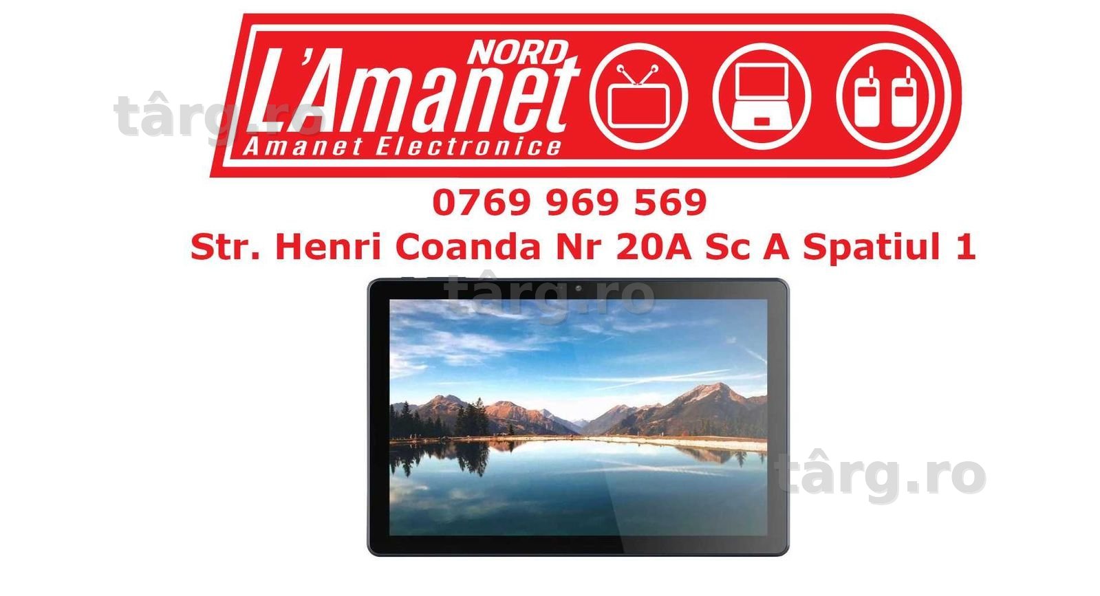 VALE V10E-LTE-464 Tablet with LTE 10.1 Inch 4 GB RAM 64 GB Stare Buna - Nord