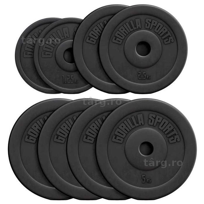 Pachet Discuri 30/31mm 27,5 kg - 2x1,25 2x2,5 4x5