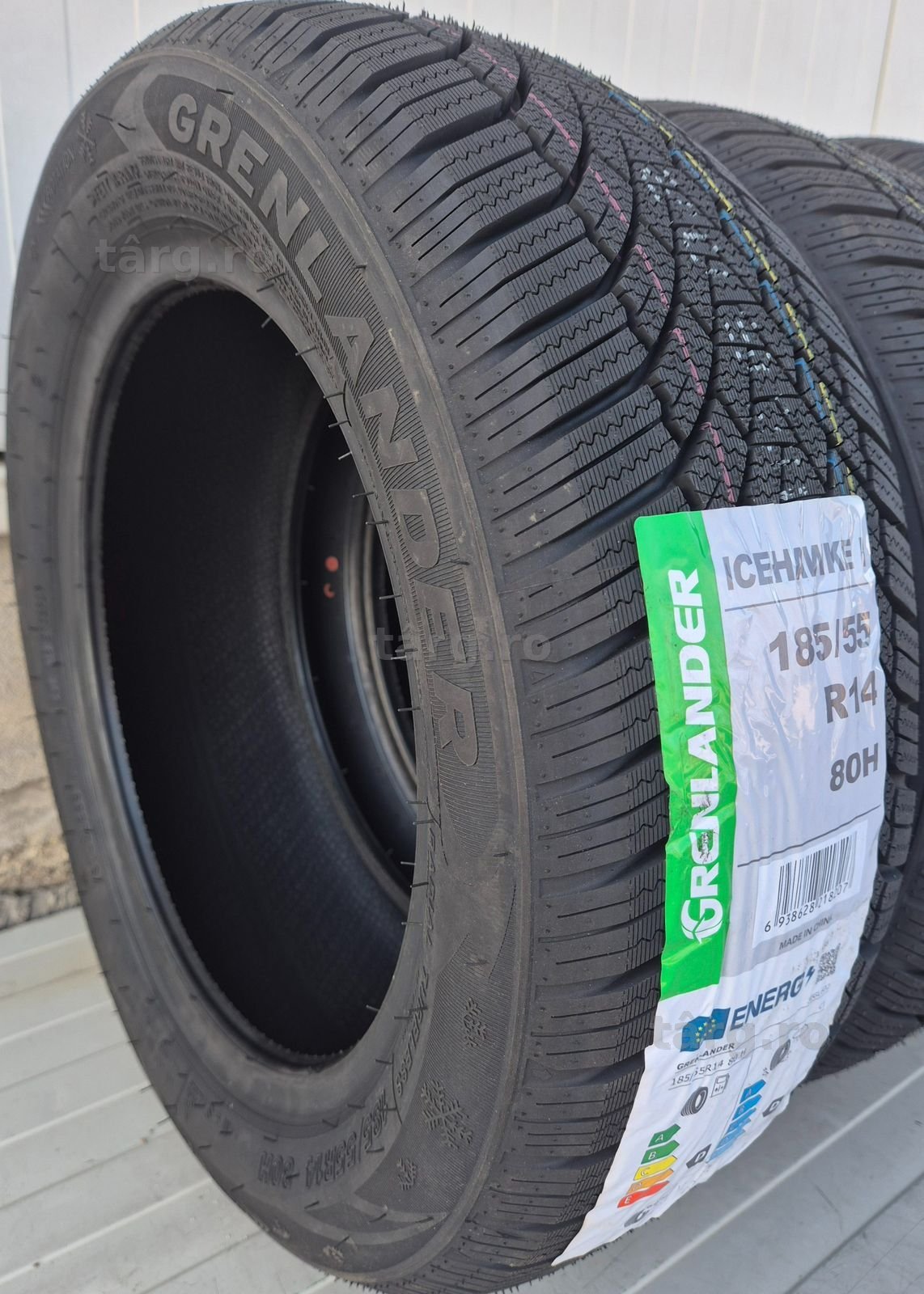 185/55 R14 80H  GRENLANDER Icehawke  Anvelope de iarna M+S 3