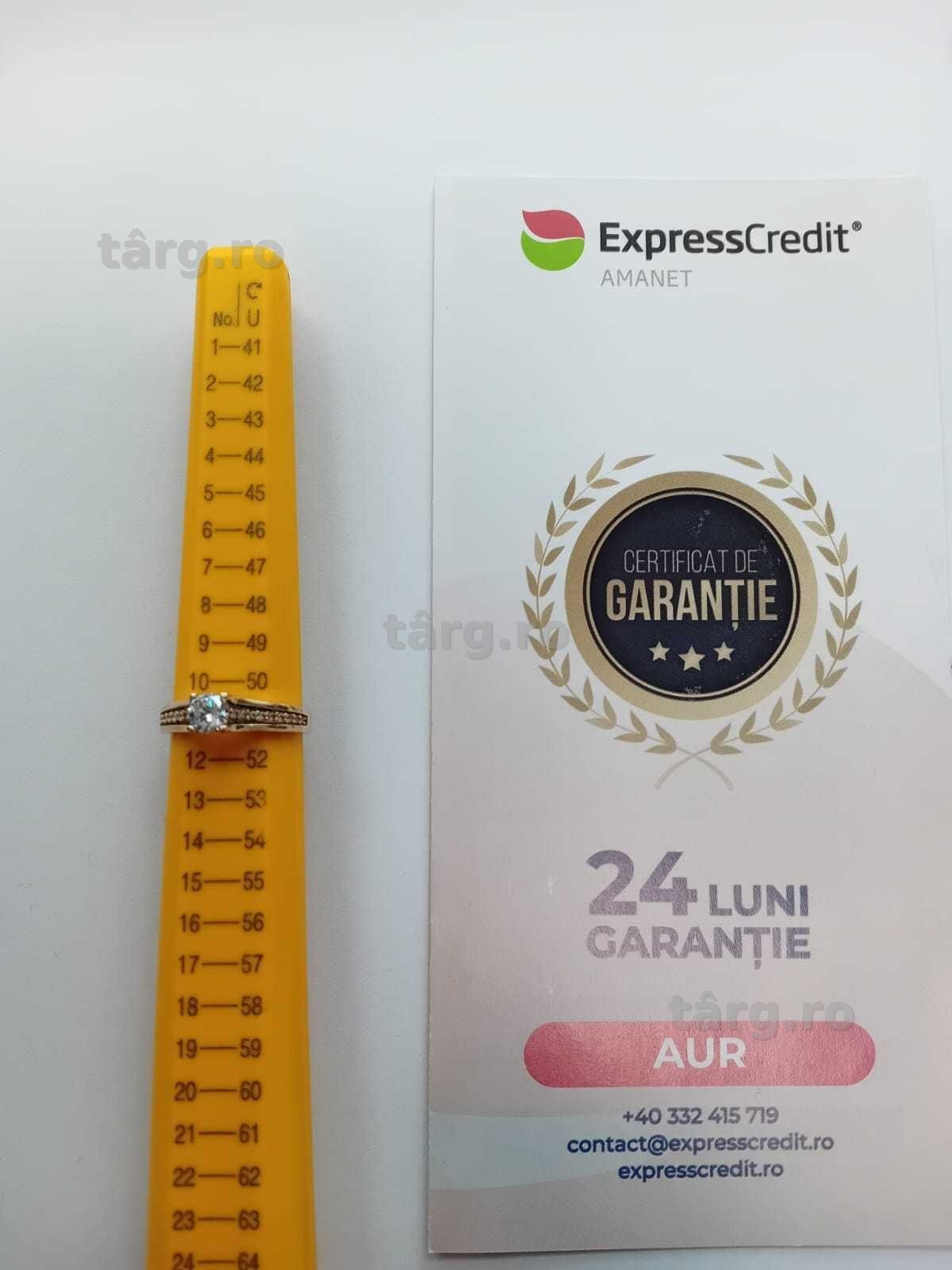 (Ag33) Inel Aur 14K/ Garantie 2 ani 3