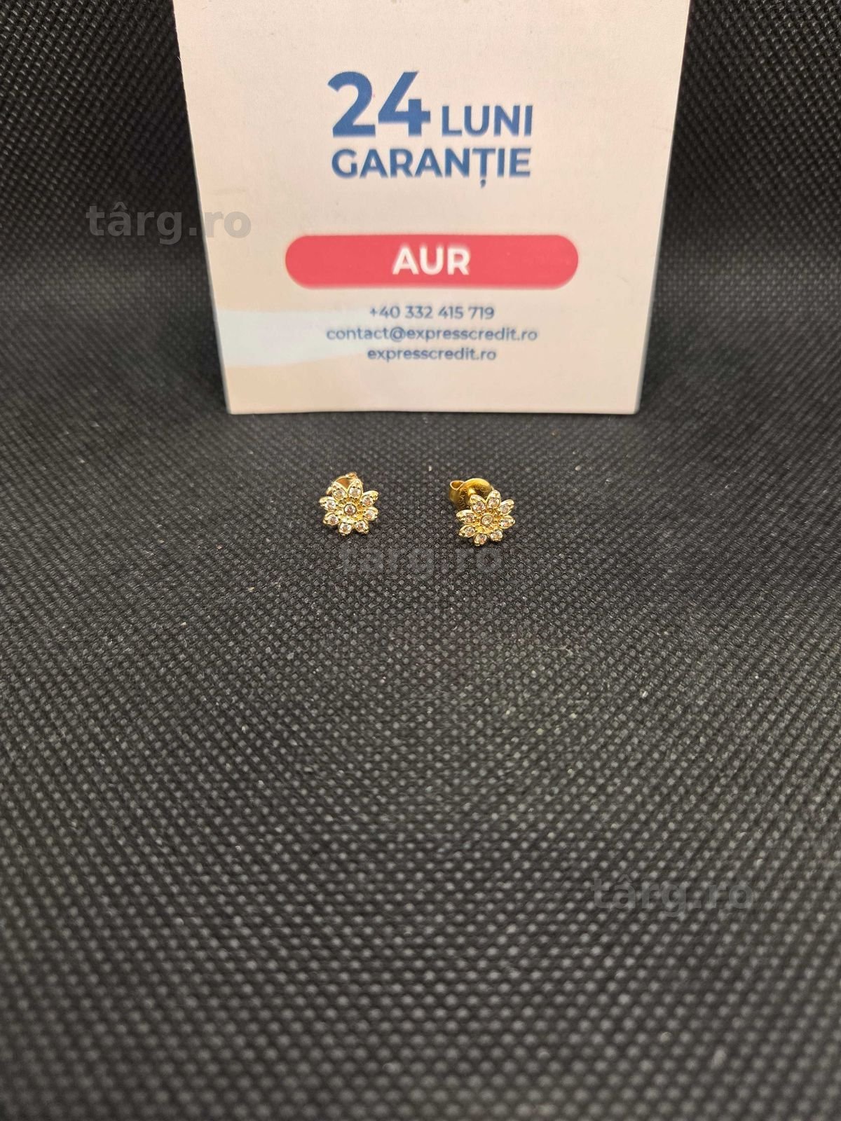 Cercei aur 14K 1.20g (49879 Ag11 Piata Nicolina) Garantie 2 ani!